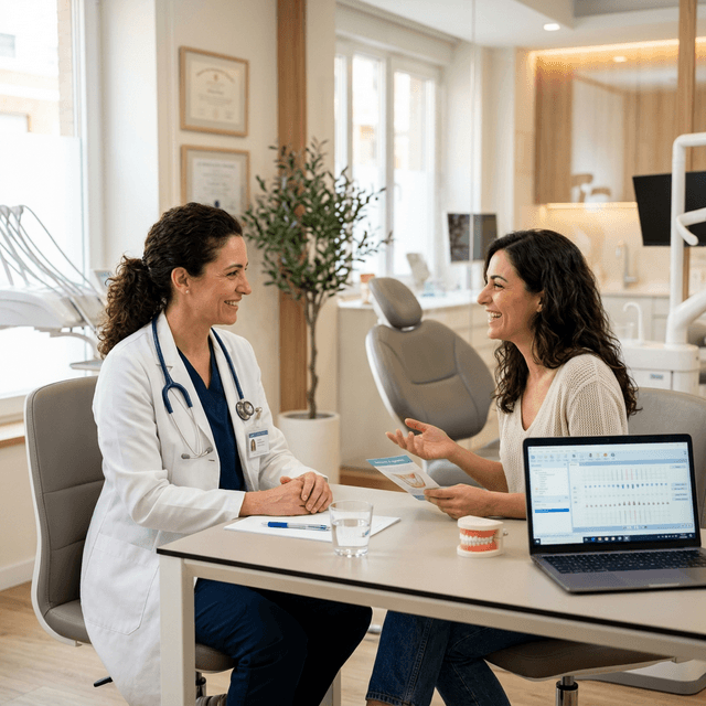 Consulta dental profesional con atención cercana